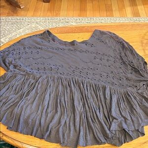 Elegant Gray Free People Women's Top